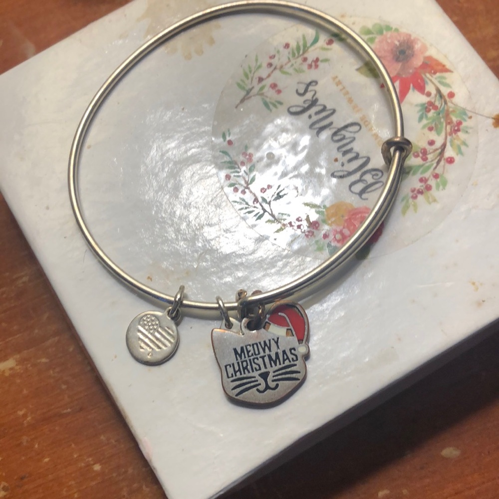 Alex and ani Christmas bangle bracelet
